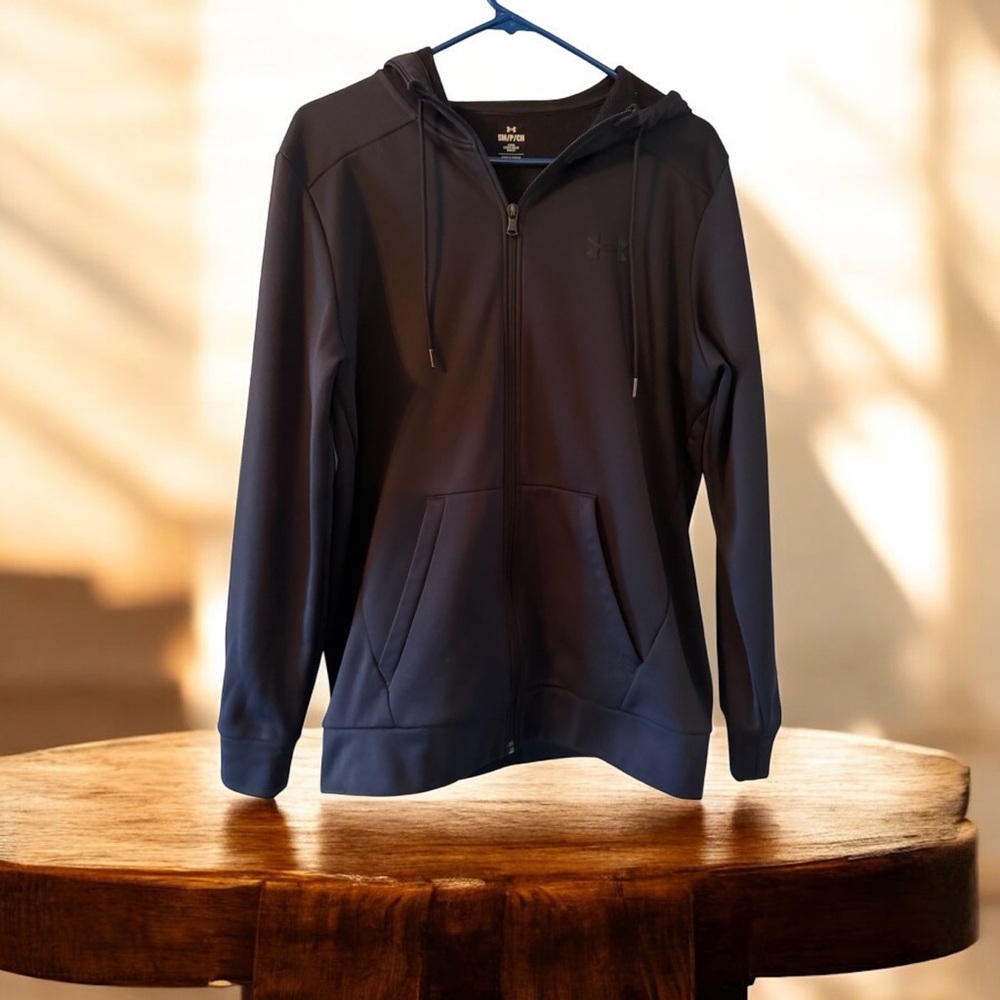 Under Armour Men’s Black Full Zip Hoodie – Size Small